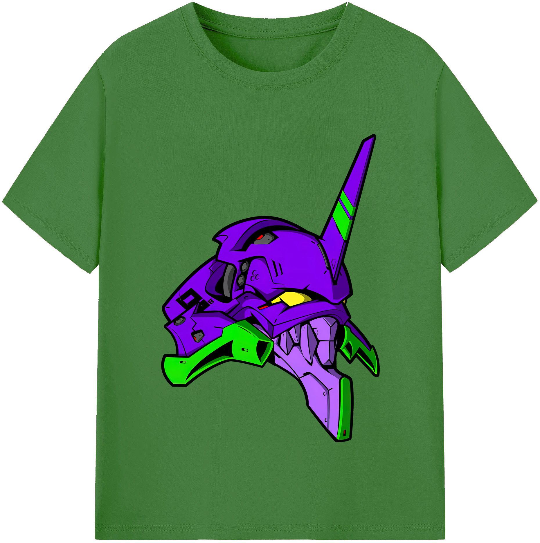 （画像用） EVA 新世紀エヴァンゲリオン レディースカジュアルプリントTシャツ（綿100％）
